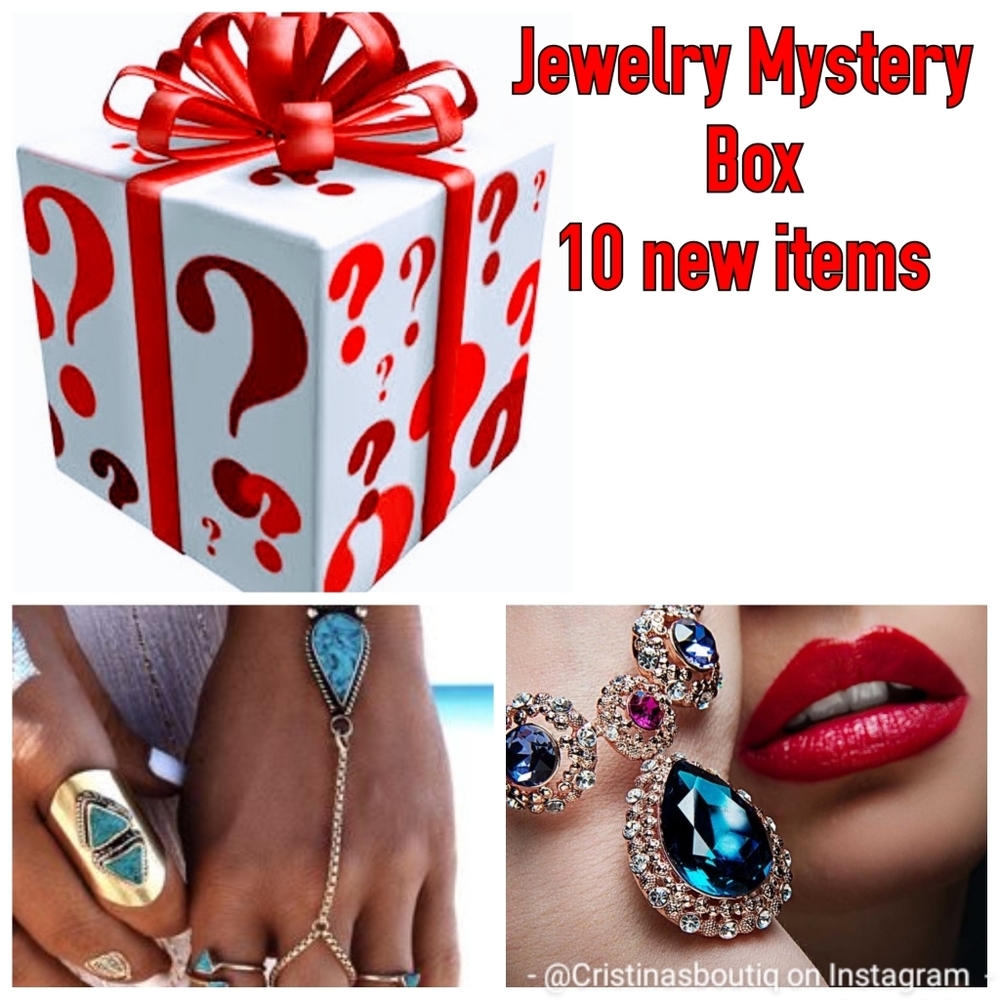 Retail value $100 jewelry mystery box bundle